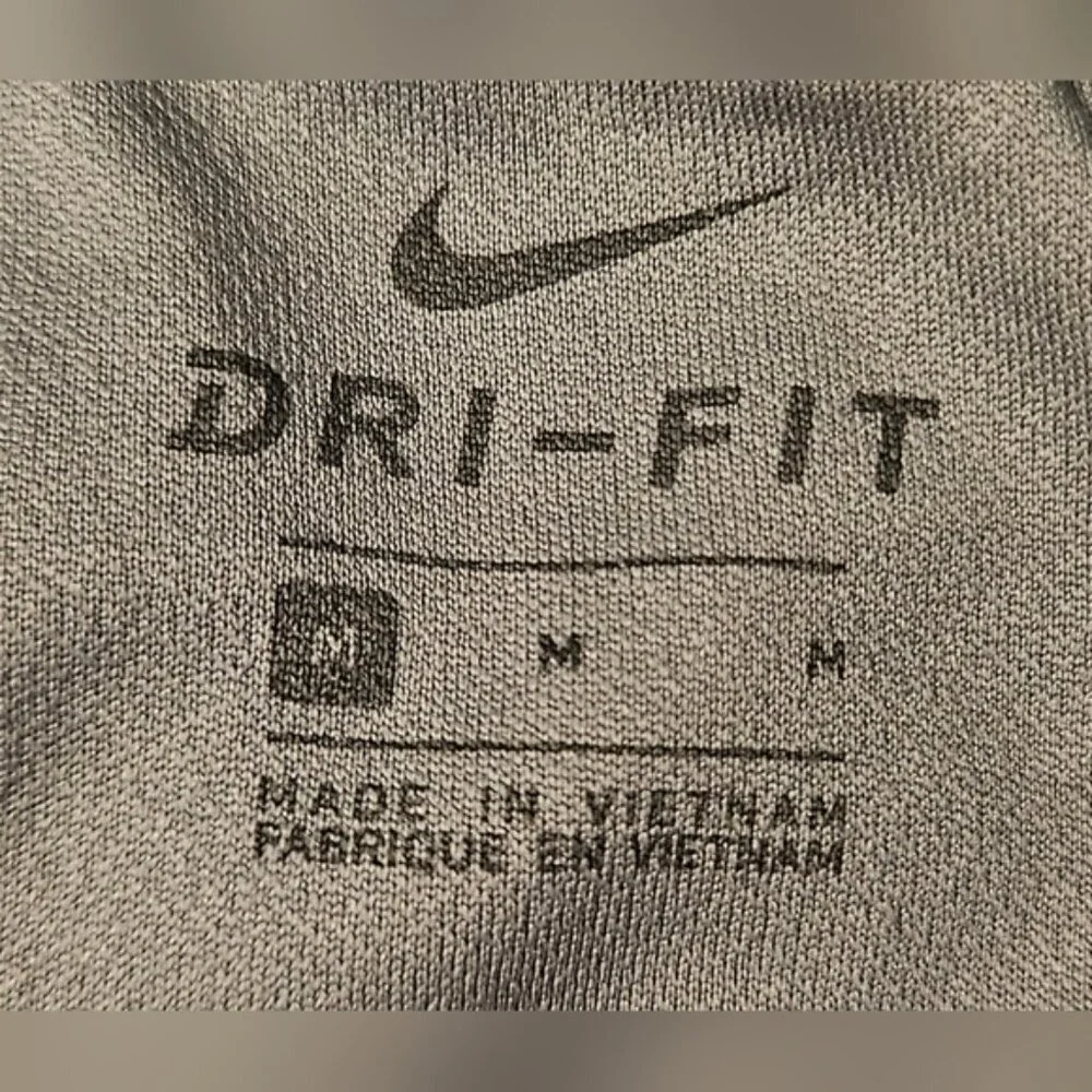 Nike Dri Fit Running Shorts Women's Medium Gray Athletic Activewear